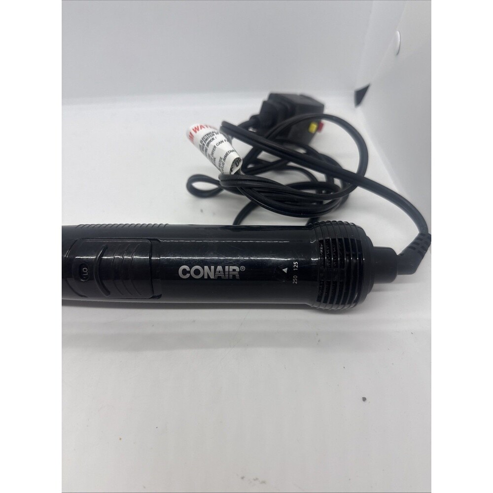 Conair Curling Brush 1 in Barrel Adjustable Heat Settings Black Purple Electric - Picture 2 of 5